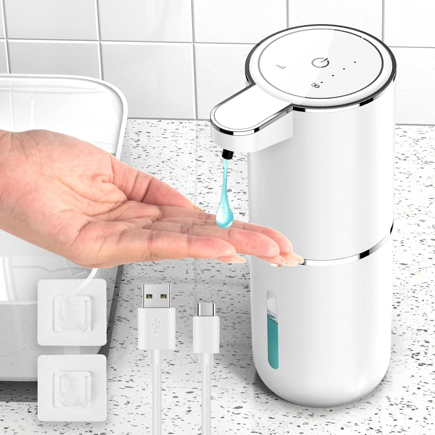 DISPENSADOR DE JABON CON SENSOR